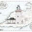 Loop Head Lighthouse Illustrated by Mark P Ryan