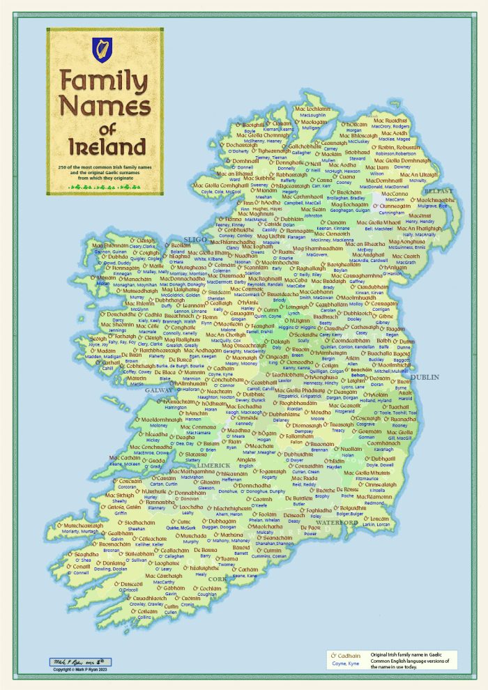 Family names of Ireland